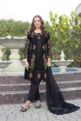 Floral Embroidered Pakistani Suit EAPK0098